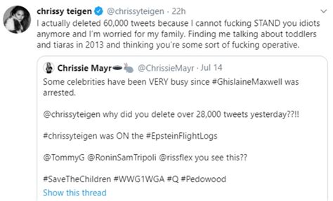 Jun 10, 2021 · after chrissy teigen published an open letter in which she addressed her past horrible tweets, the cookbook author took to instagram to reveal a new tattoo drawn by daughter luna and its meaning. Chrissy Teigen's deleted tweets and the Goya Foods boycott ...