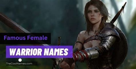 powerful female warrior names ideas for girls [2023]