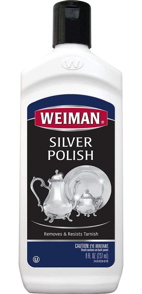 Weiman Silver Polish And Cleaner 8 Ounce Clean Shine And Polish