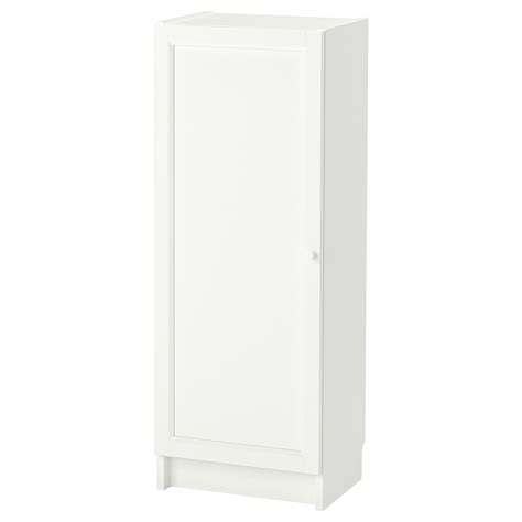 Billyoxberg Bookcase With Door White 40 X 30 X 106 Cm Ikea