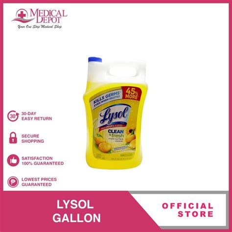 Lysol Disinfectant Concentrate Gallon Lazada Ph