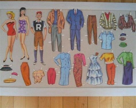 Vintage 1969 The Archies Paper Dolls By Whitman Betty Veronica Reggie
