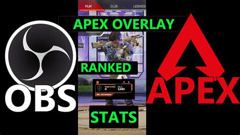 Apex Rank Overlay For Obs Twitch Youtube