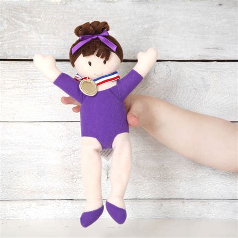 Gymnast Or Ballerina Finger Puppets By Red Berry Apple