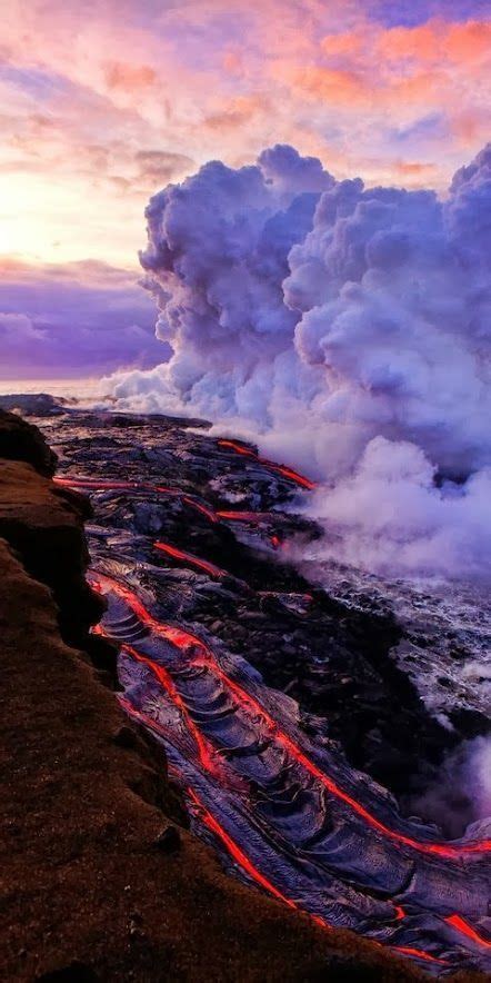 Kilauea Volcano Hawaii Beautiful Nature Amazing Nature Natural