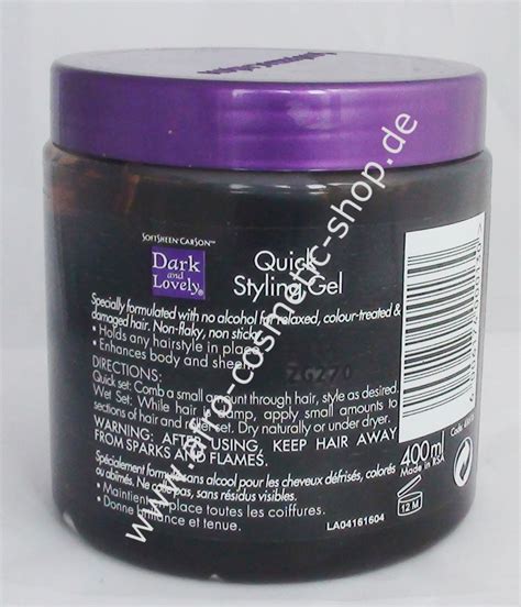 Dark and lovely alibaba.com features some of the finest. Dark & Lovely Quick Styling Gel Super Hold 400 ml - Afro Shop