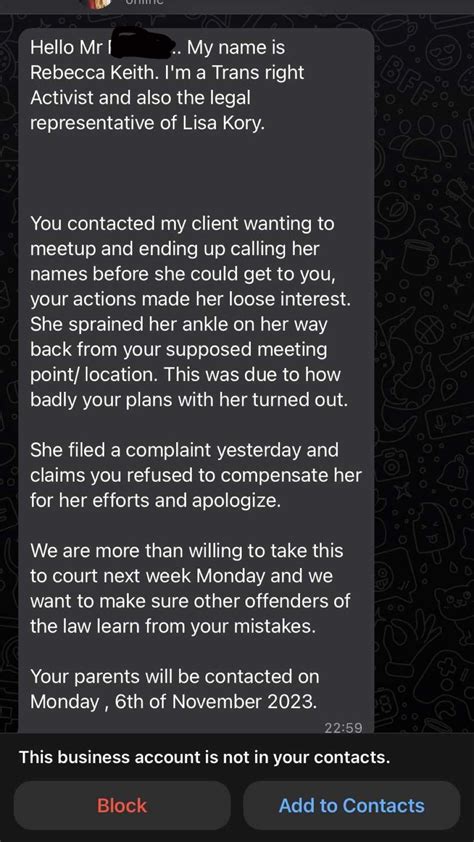 I Paid For A Escort And She Didn’t Show Now Her Friend Is Saying She Will Take Me To Court Is