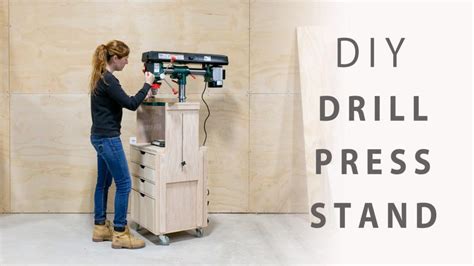 How To Build A DIY Mobile Drill Press Stand Wilker Do S
