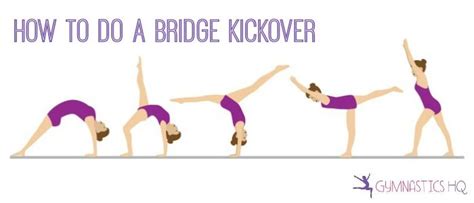 A Bridge Kickover Is A Beginner Gymnastics Skill That Can Be Really