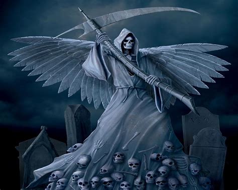 Grim Reaper Digital Art By Meggi Andrew