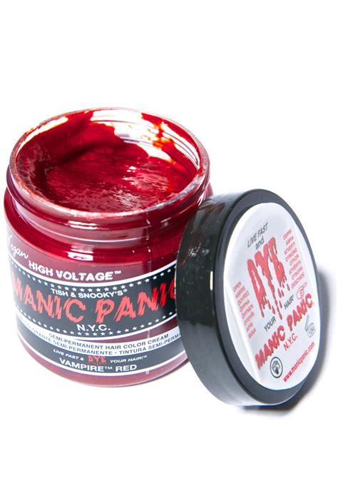 Did you scroll all this way to get facts about manic panic hair dye ? Manic Panic Vampire Red Classic Hair Dye | Dolls Kill