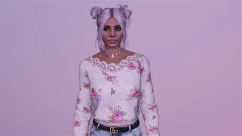 Double Bun Hairstyle For Mp Female Gta 5 Mod