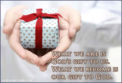 When looking for a gift for vegan who loves to read, check. What We Are Is God's Gift To Ys. What We Become Is Our ...