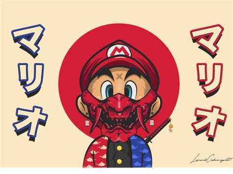 Mario X Demon Slayer By Leonard Cadurnigara On Dribbble
