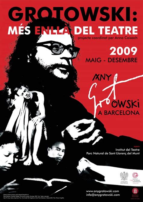 Poster Para El A O Jerzy Grotowski En Barcelona August Strindberg