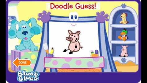 Blues Clues Doodle Doodle Guess And Draw Animation Nick Jr Nickjr Game