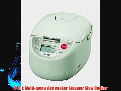 Tiger Jba A U Micom Cup Uncooked Rice Cooker And Warmer With