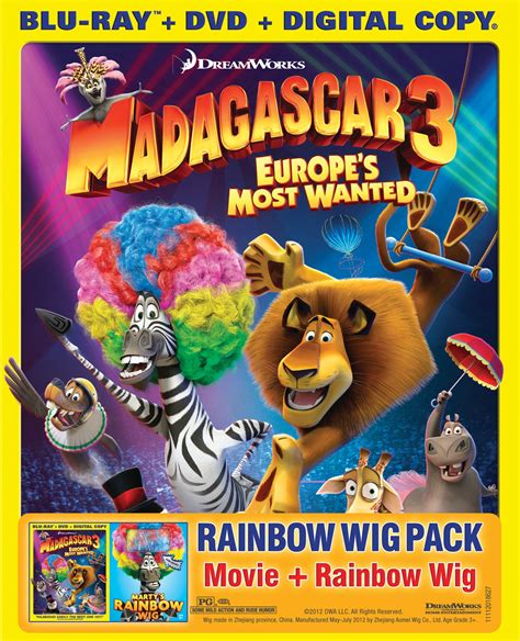 Madagascar 3 Set For Mid October Hi Def Ninja Blu Ray Steelbooks