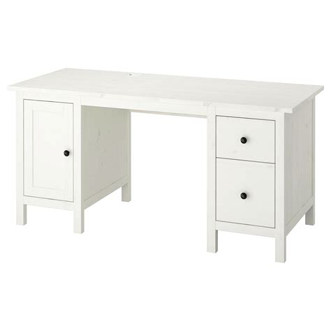 Hemnes Desk White Stain 155x65 Cm Ikea
