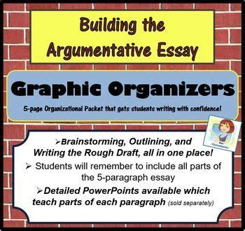 Gladwell provides an example in which he states that when he purchases spy novels, he expects the novels to have similar plots or themes as other spy novels that he has previously read. The Argumentative Essay Graphic Organizers | Argumentative ...