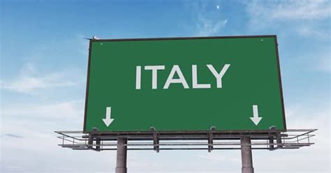 Italy Highway Sign 4k Stock Video Envato Elements