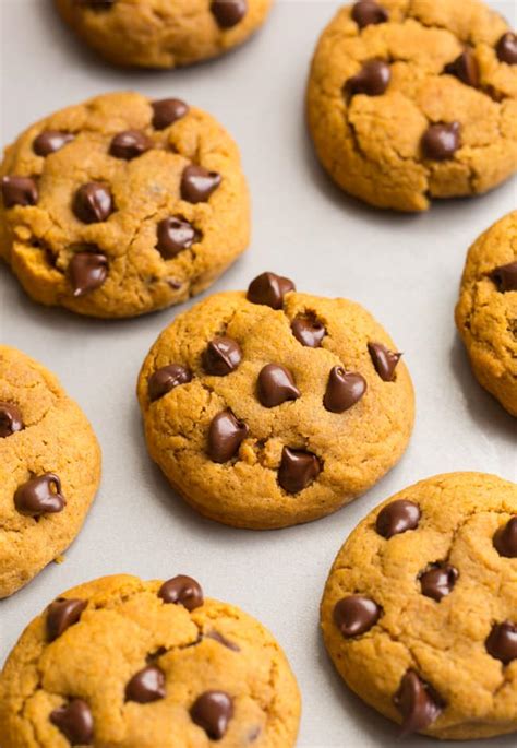 Gluten Free Vegan Chocolate Chip Pumpkin Cookies A Saucy Kitchen