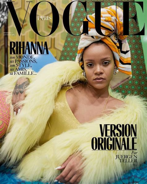 Rihanna Vogue Paris Covers December 2017 Fashionista