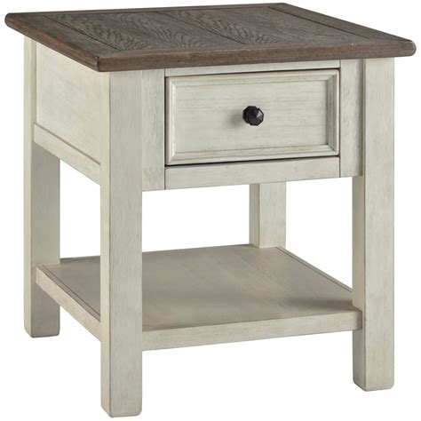 Signature Design By Ashley Bolanburg T637 3 Rectangular End Table With