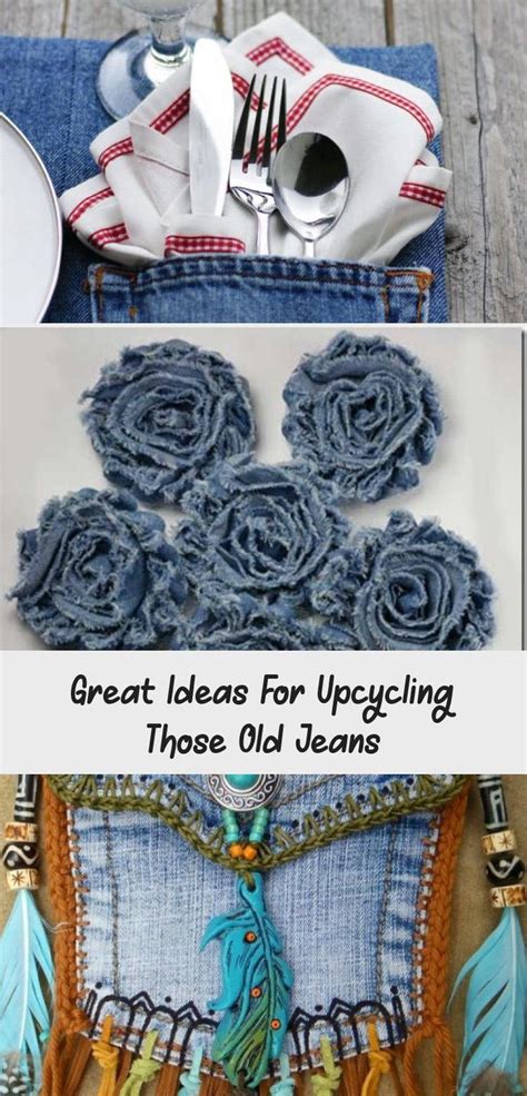 upcycled denim pockets #UpcyleBasteln in 2020 | Fabric bows, Upcycle, Denim flowers