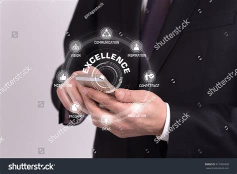 Excellence Concept Icons Keywords Stock Photo 411904438 Shutterstock