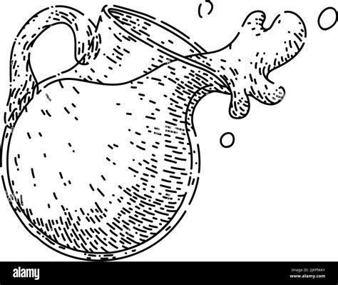 Milk Jug Sketch Hand Drawn Vector Stock Vector Image And Art Alamy