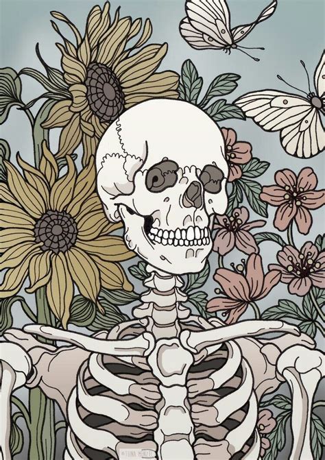 Pin By Kayla Price On Wallpapers For The Tele Shelly Skull Art Art