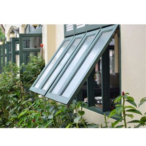 Eswda New Products Inward Opening Tempered Glass Awning Window