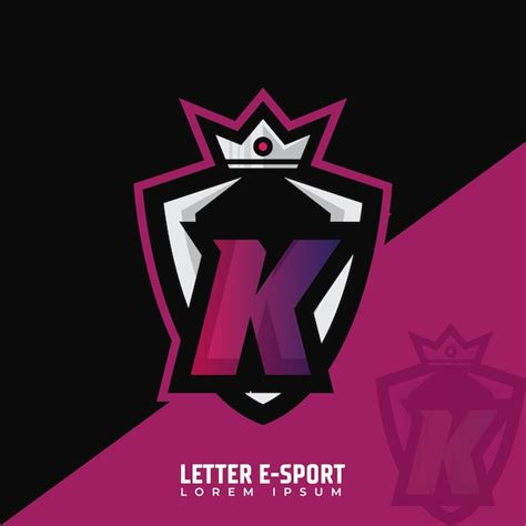 Premium Vector Letter K Logo Gamer Design Initials Esports Logo