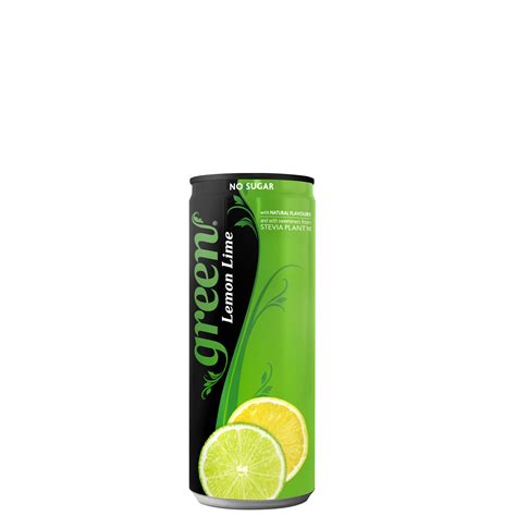 Green Lemon Lime 330ml Can Green Cola Hellas
