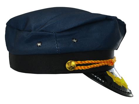 Adult Yacht Boater Sailor Ship Captain Hat Cap Navy Marine Admiral