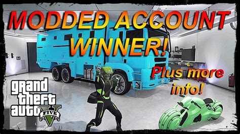 Gta 5 Online Modded Account Giveaway Winner Showcase And Info On