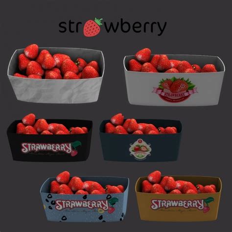 Strawberries At Leo Sims Sims 4 Updates