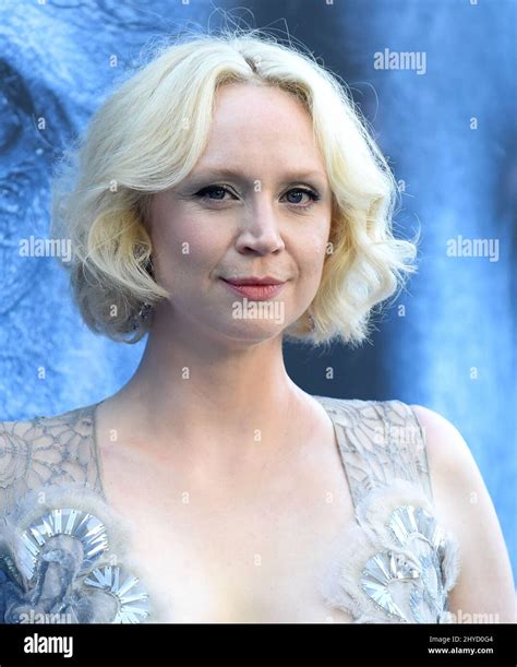 gwendoline christie attending the season seven premiere of hbo s game of thrones held at the