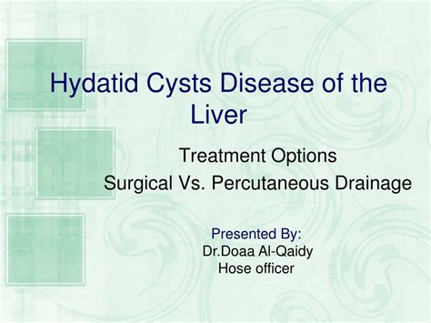 Ppt Hydatid Cysts Disease Of The Liver Powerpoint Presentation Free