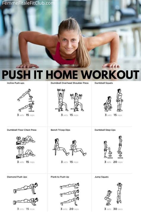 Push Pull Legs Dumbbell Workout Routine Pdf Maira Yeager