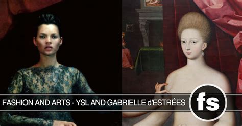 Fashion And Arts Ysl And Gabrielle DestrÉes Fashion Semiology