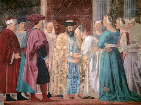 Piero Della Francesca Incontro Tra Salomone E La Regina Di Saba