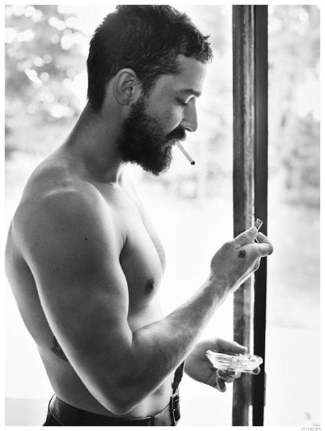 See More Images From Shia Labeouf Shirtless Interview Photo Shoot The Fashionisto