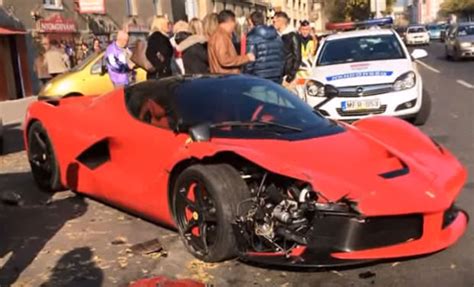 Watch Driver Crashes His Brand New Ferrari Minutes After Purchase