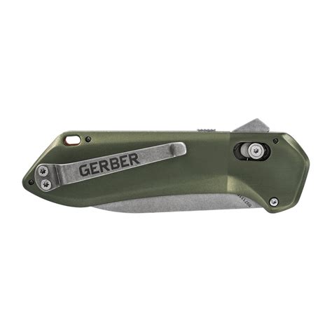 gerber highbrow compact assisted opening knife drop point fine edg
