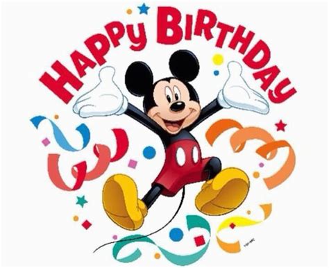 Mickey Mouse First Birthday Card Happy Birthday Cards For All Occasions