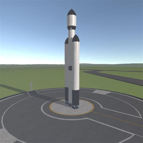 Simplerockets 2 Heavy 2 Stage Rocket With Moon Rover