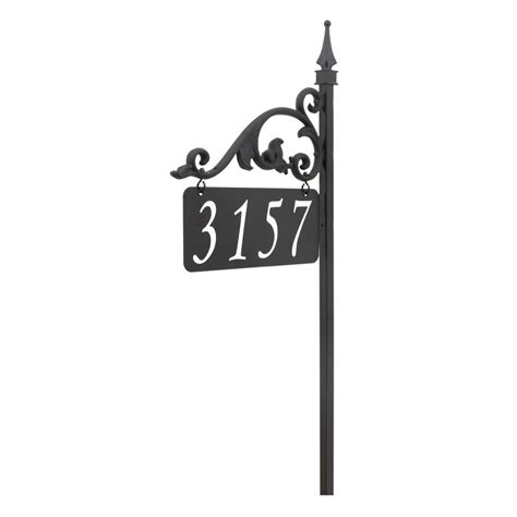 Address America Annandale Double Sided Reflective 1 Line Address Post
