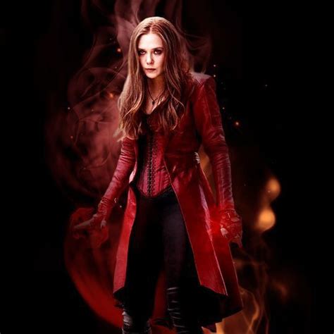 Follow Me Elizabeth Olsen Wounda Scarlett Witch Scarlet Witch